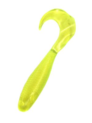 Shad Grub 2.5" - Chartreuse