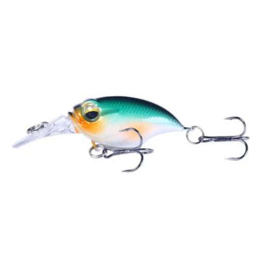 Mini Crankbait  (0 - 3') - Green White