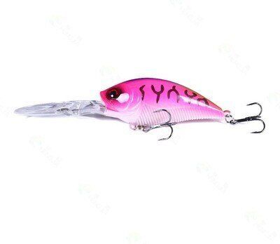 Deep Diver Crankbait (12'+) - Pink Craw
