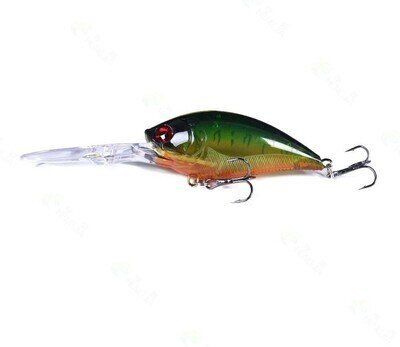 Deep Diver Crankbait (12'+) - Green Craw