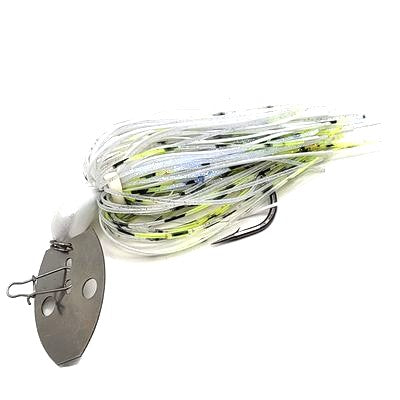 Vibrating Jig  -  White Chartreuse Illusion