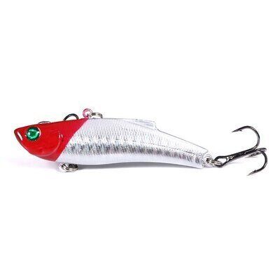 Lipless Minnow - Red Head Chrome