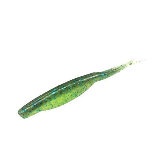 Split Tail Jerk  - Watermelon Blue Flakes