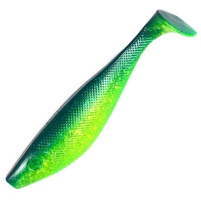 Swim Shad 5" - Green w/ Gold Glitter