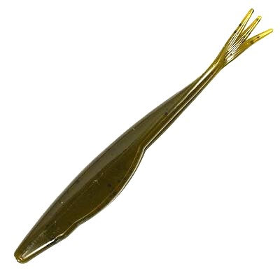 Triple Tail Jerk Shad  - Green Pumpkin