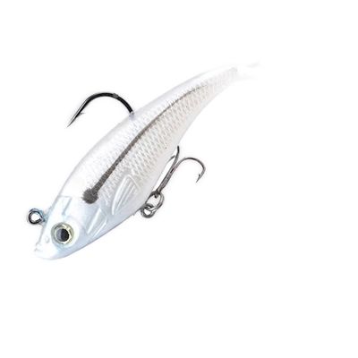 Max Shad Swimbait  5 -  White Black Stripe