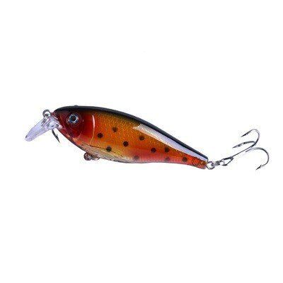 Square Bill Minnow (0-5 ft) - Red Speckled