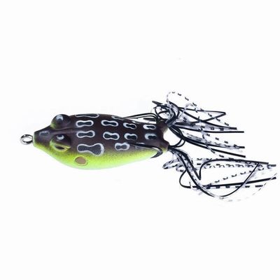 Hollow Body Frog - Smoke / Chartreuse Belly
