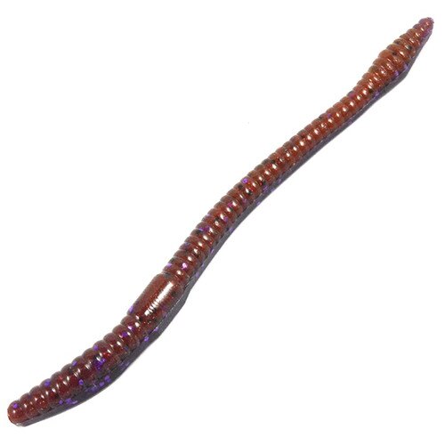 6" Finesse Worm  ( Money) - Black / Blue